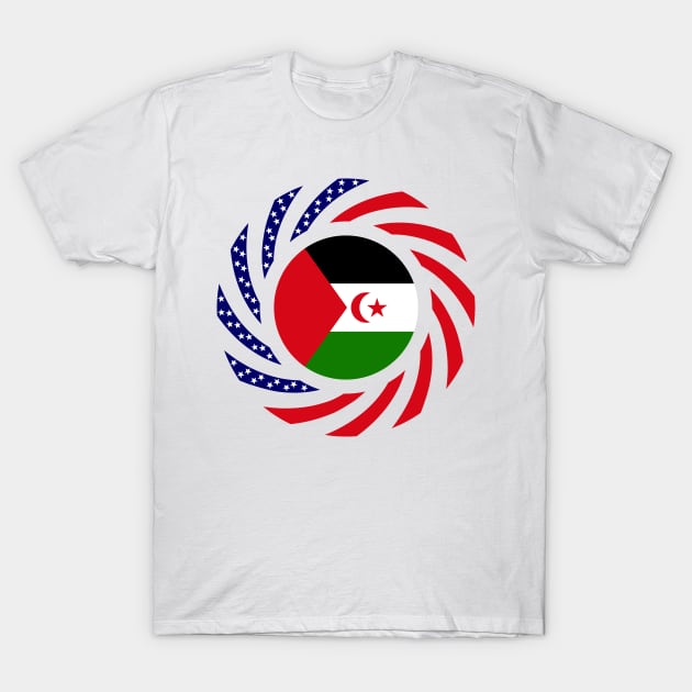 Sahrawi Arab Democratic Republic American Multinational Patriot Flag Series T-Shirt by Village Values